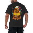 Math Teacher Halloween Costume Trick Or Treat Math Sweet Men's Back Print T-Shirt, trending gift Math Teacher Halloween Costume Trick Or Treat Math Sweet Men's Back Print T-Shirt, trending gift