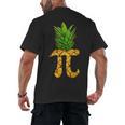 Math Teacher Hawaiian Shirts Pineapple Pi Day Symbol Men's Back Print T-Shirt, trending gift
