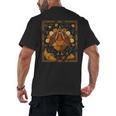 Math Turkey Teacher Thanksgiving Geometric Pi Equation Men's Back Print T-Shirt, trending gift