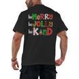 Be Merry Be Jolly Be Kind Merry Christmas Teacher Xmas Pjs Men's Back Print T-Shirt, trending gift Be Merry Be Jolly Be Kind Merry Christmas Teacher Xmas Pjs Men's Back Print T-Shirt, trending gift