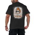 Messy Bun Spooky Teacher Bleached Halloween Teachers Men's Back Print T-Shirt, trending gift