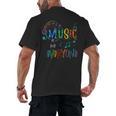 Music Is For Everyone Love For Music Teachers Men's Back Print T-Shirt, trending gift Music Is For Everyone Love For Music Teachers Men's Back Print T-Shirt, trending gift