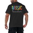 Music Teacher Tie Dye Appreciation Day Hello Back To School Men Women Men's Back Print T-Shirt, trending gift Music Teacher Tie Dye Appreciation Day Hello Back To School Men Women Men's Back Print T-Shirt, trending gift