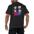 Nerdy Pythagoras Fighting Over C Squared Math Teacher Men's Back Print T-Shirt, trending gift Nerdy Pythagoras Fighting Over C Squared Math Teacher Men's Back Print T-Shirt, trending gift