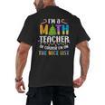 On The Nice List Christmas Math Teacher Women Men Men's Back Print T-Shirt, trending gift On The Nice List Christmas Math Teacher Women Men Men's Back Print T-Shirt, trending gift