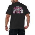 In October We Wear Pink Ballet Ghost Teacher Breast Cancer Men's Back Print T-Shirt, trending gift In October We Wear Pink Ballet Ghost Teacher Breast Cancer Men's Back Print T-Shirt, trending gift