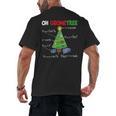 Oh Geometree Christmas Tree Geometry Math Teacher Men's Back Print T-Shirt, trending gift