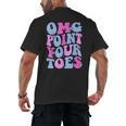 OMG Point Your Toes Dancing Teacher Tap Dancer Dance For Men Women Kids Men's Back Print T-Shirt, trending gift