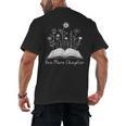 One-More Chapter Wildflower Reading Teacher Library Bookish Men's Back Print T-Shirt, trending gift One-More Chapter Wildflower Reading Teacher Library Bookish Men's Back Print T-Shirt, trending gift