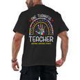 One Thankful Teacher Hispanic Heritage Month Countries Flags Men's Back Print T-Shirt, trending gift One Thankful Teacher Hispanic Heritage Month Countries Flags Men's Back Print T-Shirt, trending gift