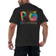 P Is For Preschool Tie Dye Back To School Teacher Men Women Girls Kids Men's Back Print T-Shirt, trending gift