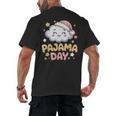 Pajama Day School Spirit Week Fun Cloud Teacher Men's Back Print T-Shirt, trending gift