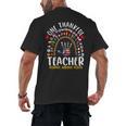 Hispanic Heritage Month One Thankful Teacher Rainbow Men's Back Print T-Shirt, trending gift
