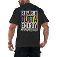 Paraprofessional Straight Outta Energy Teacher Life For Men Women Men's Back Print T-Shirt, trending gift
