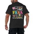 Paras Make It Possible Paraprofessional Paraeducator Teacher Men's Back Print T-Shirt, trending gift Paras Make It Possible Paraprofessional Paraeducator Teacher Men's Back Print T-Shirt, trending gift