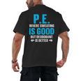 PE Teacher Art For Men Women Gym Teacher Appreciation Men's Back Print T-Shirt, trending gift PE Teacher Art For Men Women Gym Teacher Appreciation Men's Back Print T-Shirt, trending gift