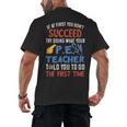 PE Teacher Succeed Sport Teacher School Fitness Gym Class Men Women Men's Back Print T-Shirt, trending gift PE Teacher Succeed Sport Teacher School Fitness Gym Class Men Women Men's Back Print T-Shirt, trending gift