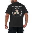 Physical Education PE Teacher Rock Paper Scissor Men's Back Print T-Shirt, trending gift Physical Education PE Teacher Rock Paper Scissor Men's Back Print T-Shirt, trending gift