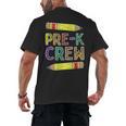 Pre-K Crew PreK Teachers Back To School Men's Back Print T-Shirt, trending gift Pre-K Crew PreK Teachers Back To School Men's Back Print T-Shirt, trending gift