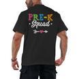 Pre-K Squad Teacher Student Kids Preschool Back To School Men's Back Print T-Shirt, trending gift
