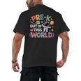 Pre-K Is Out Of This World Space Planets Teacher Men's Back Print T-Shirt, trending gift
