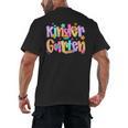 Preppy Kindergarten First Day Of School Teachers Girls Boys Men's Back Print T-Shirt, trending gift