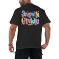 Preppy Seventh Grade Back To School 7th Grade Teachers Girls Men's Back Print T-Shirt, trending gift