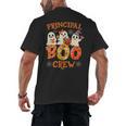 Principal Teacher Boo Crew Halloween Spooky Costume Men's Back Print T-Shirt, trending gift Principal Teacher Boo Crew Halloween Spooky Costume Men's Back Print T-Shirt, trending gift