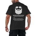 Professor Ancient Teaching Education Bearded History Teacher Men's Back Print T-Shirt, trending gift