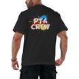 PTA Crew Back To School Volunteer Board Mom Parent Teacher Men's Back Print T-Shirt, trending gift
