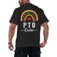 PTO Crew Parent School Volunteer Board Mom Parent Teacher Men's Back Print T-Shirt, trending gift PTO Crew Parent School Volunteer Board Mom Parent Teacher Men's Back Print T-Shirt, trending gift