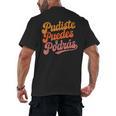 Pudiste Puedes Podras Maestra Spanish Teacher Men's Back Print T-Shirt, trending gift