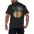 Pumpkin Music Teacher Halloween Fall Music Notes Autumn Men's Back Print T-Shirt, trending gift Pumpkin Music Teacher Halloween Fall Music Notes Autumn Men's Back Print T-Shirt, trending gift