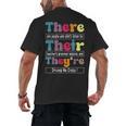 There Their They'Re English Teacher Grammar Memes Men's Back Print T-Shirt, trending gift There Their They'Re English Teacher Grammar Memes Men's Back Print T-Shirt, trending gift