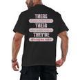 There Their They'Re Teacher English Grammar Police Men's Back Print T-Shirt, trending gift