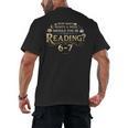 Reading 6–7 Teacher Librarian English Book Lover Quote Men's Back Print T-Shirt, trending gift Reading 6–7 Teacher Librarian English Book Lover Quote Men's Back Print T-Shirt, trending gift