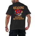 Reading Super Power Activated Superhero Teacher Or Student Men Women Girls Kids Men's Back Print T-Shirt, trending gift Reading Super Power Activated Superhero Teacher Or Student Men Women Girls Kids Men's Back Print T-Shirt, trending gift