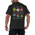 Reading Teacher Syllable Types Phonics Phonemic Awareness Men's Back Print T-Shirt, trending gift