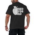 Red For Ed Teacher Support Public Education For Men Women Kids Men's Back Print T-Shirt, trending gift Red For Ed Teacher Support Public Education For Men Women Kids Men's Back Print T-Shirt, trending gift