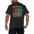 Retirement Class Of 2025 Teacher Countdown Loading Teacher Men's Back Print T-Shirt, trending gift Retirement Class Of 2025 Teacher Countdown Loading Teacher Men's Back Print T-Shirt, trending gift