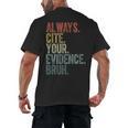Retro ALways Cite Your Evidence Bruh ELA Teacher For Men Women Kids Men's Back Print T-Shirt, trending gift Retro ALways Cite Your Evidence Bruh ELA Teacher For Men Women Kids Men's Back Print T-Shirt, trending gift
