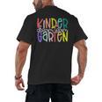 Retro Kindergarten Dream Team Back To School Teacher Kids Men's Back Print T-Shirt, trending gift Retro Kindergarten Dream Team Back To School Teacher Kids Men's Back Print T-Shirt, trending gift