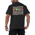 Retro Special Education Squad Groovy Dream Team SPED Teacher Men's Back Print T-Shirt, trending gift Retro Special Education Squad Groovy Dream Team SPED Teacher Men's Back Print T-Shirt, trending gift