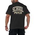 Retro Wildflower School Psych Teacher School Psychologist Men's Back Print T-Shirt, trending gift Retro Wildflower School Psych Teacher School Psychologist Men's Back Print T-Shirt, trending gift