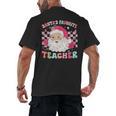 Santa Favorite Teacher Shirt Teacher Christmas Men's Back Print T-Shirt, trending gift Santa Favorite Teacher Shirt Teacher Christmas Men's Back Print T-Shirt, trending gift