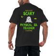Scary Physical Education Ed Teacher Costume Halloween Easy Men's Back Print T-Shirt, trending gift Scary Physical Education Ed Teacher Costume Halloween Easy Men's Back Print T-Shirt, trending gift