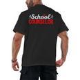 School Counselor Teacher Guidance Counseling For Men Women Kids Men's Back Print T-Shirt, trending gift School Counselor Teacher Guidance Counseling For Men Women Kids Men's Back Print T-Shirt, trending gift