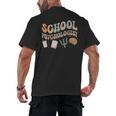 School Psychologist Teacher Psychology School Psychologist Men's Back Print T-Shirt, trending gift School Psychologist Teacher Psychology School Psychologist Men's Back Print T-Shirt, trending gift