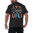 Science Of Reading I Love To Teach UFLI Teacher Literacy Men's Back Print T-Shirt, trending gift Science Of Reading I Love To Teach UFLI Teacher Literacy Men's Back Print T-Shirt, trending gift