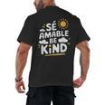 SÉ AMABLE Be Kind Bilingual Teacher Maestra Spanish Teacher Men's Back Print T-Shirt, trending gift SÉ AMABLE Be Kind Bilingual Teacher Maestra Spanish Teacher Men's Back Print T-Shirt, trending gift